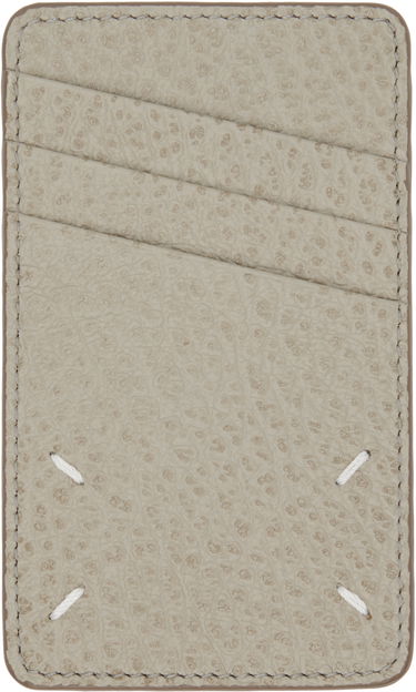 Портфейл Maison Margiela Four Stitches Card Holder Сиво | SA1VX0017 P4455, 3