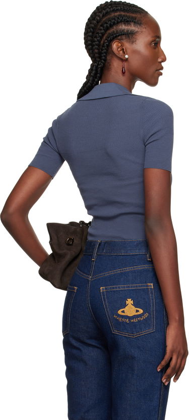 Поло тениска Vivienne Westwood Vivienne Westwood Marina Knit Polo Синьо | 18030040-Y003F-, 2