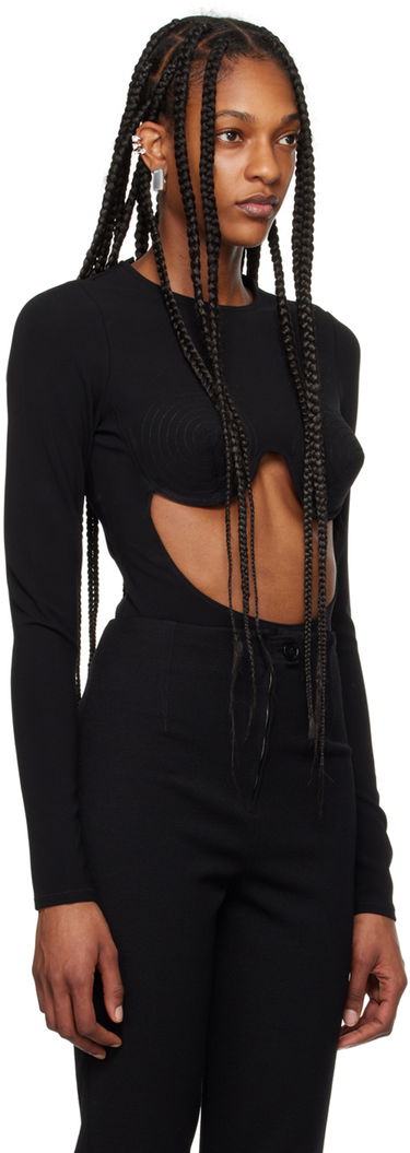боди Jean Paul Gaultier Gaultier Cone Bra Bodysuit Черно | 24/25-F-BD017-J053-00, 1