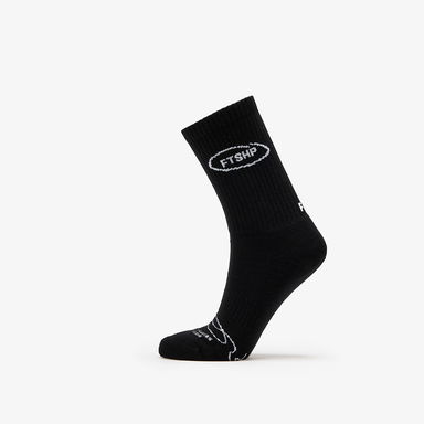 Basic Crew Socks 3-Pack Black/ White/ Grey, 4