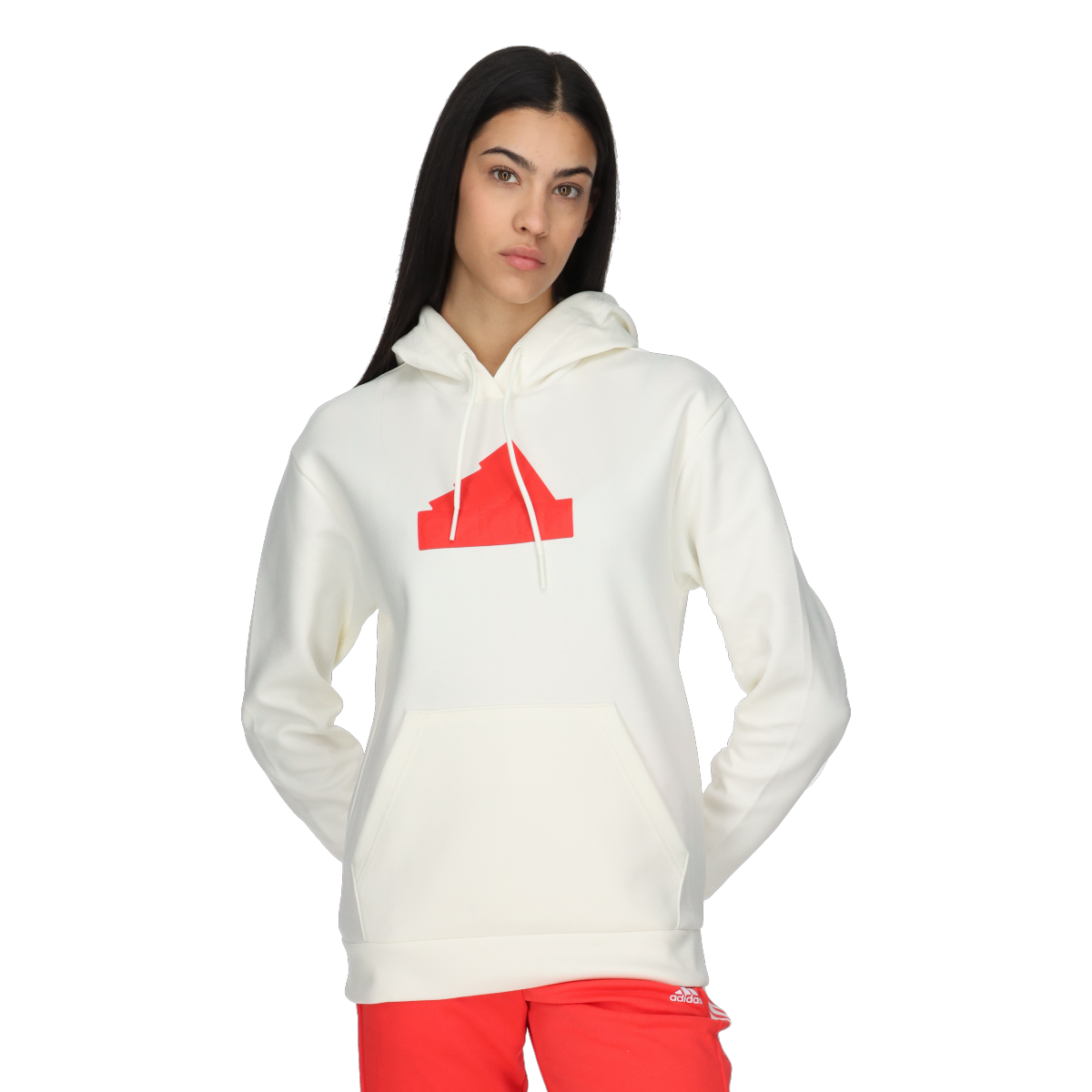 Суитчър adidas Originals Future Icons Badge of Sport Hoodie Бяло | IS3639, 0