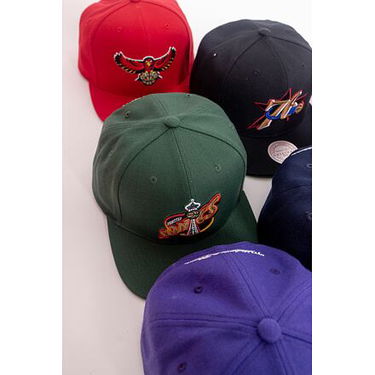 Шапка с козирка Mitchell & Ness Atlanta Hawks Team Ground 2.0 Snapback HWC Red Червено | HHSS3258-AHAYYPPPRED1, 2