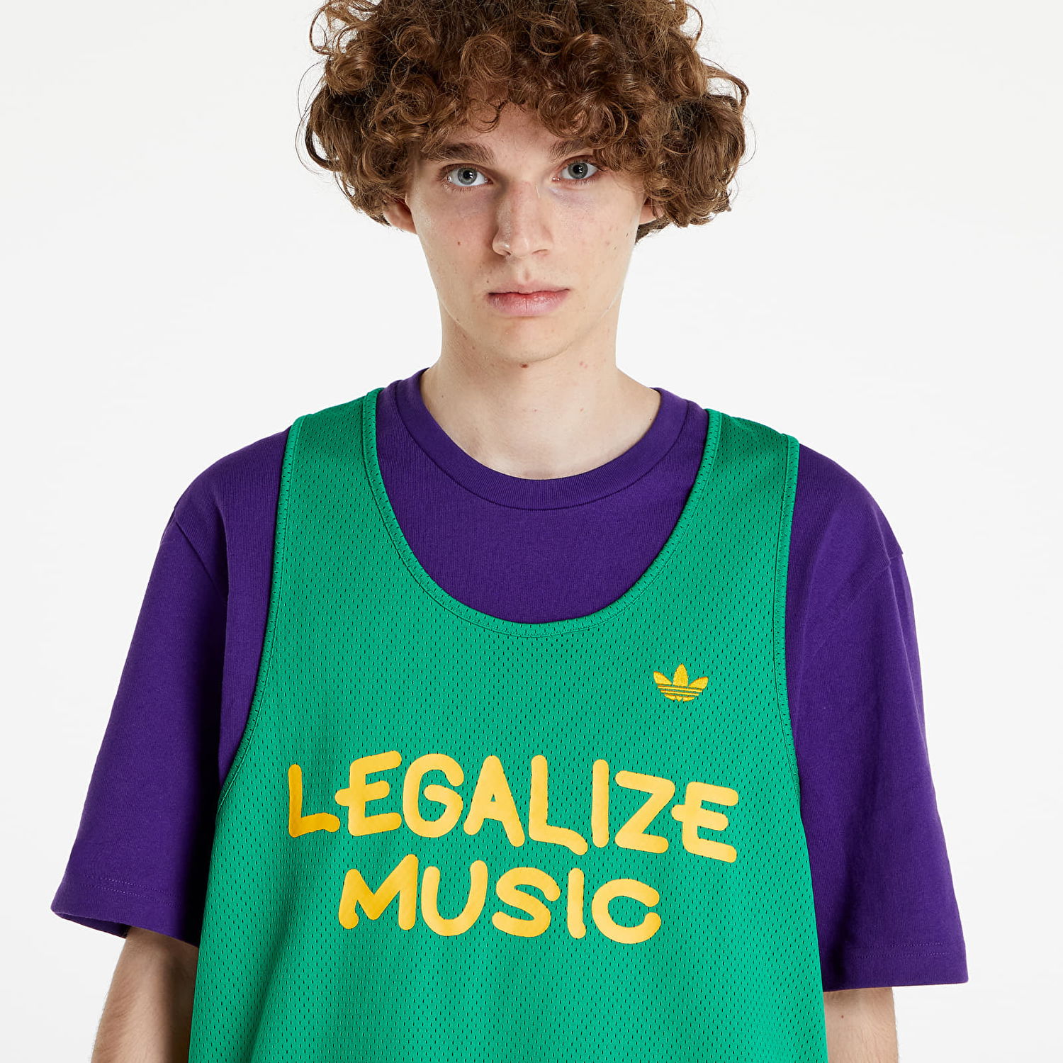 Тениска adidas Originals Kerwin Frost x Short-sleeve Tee Зелено | H57041, 1
