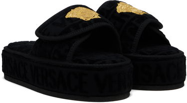 Облекло Versace Versace 'Versace' Allover Slippers Черно | ZSL000003_ZCOSP052, 3