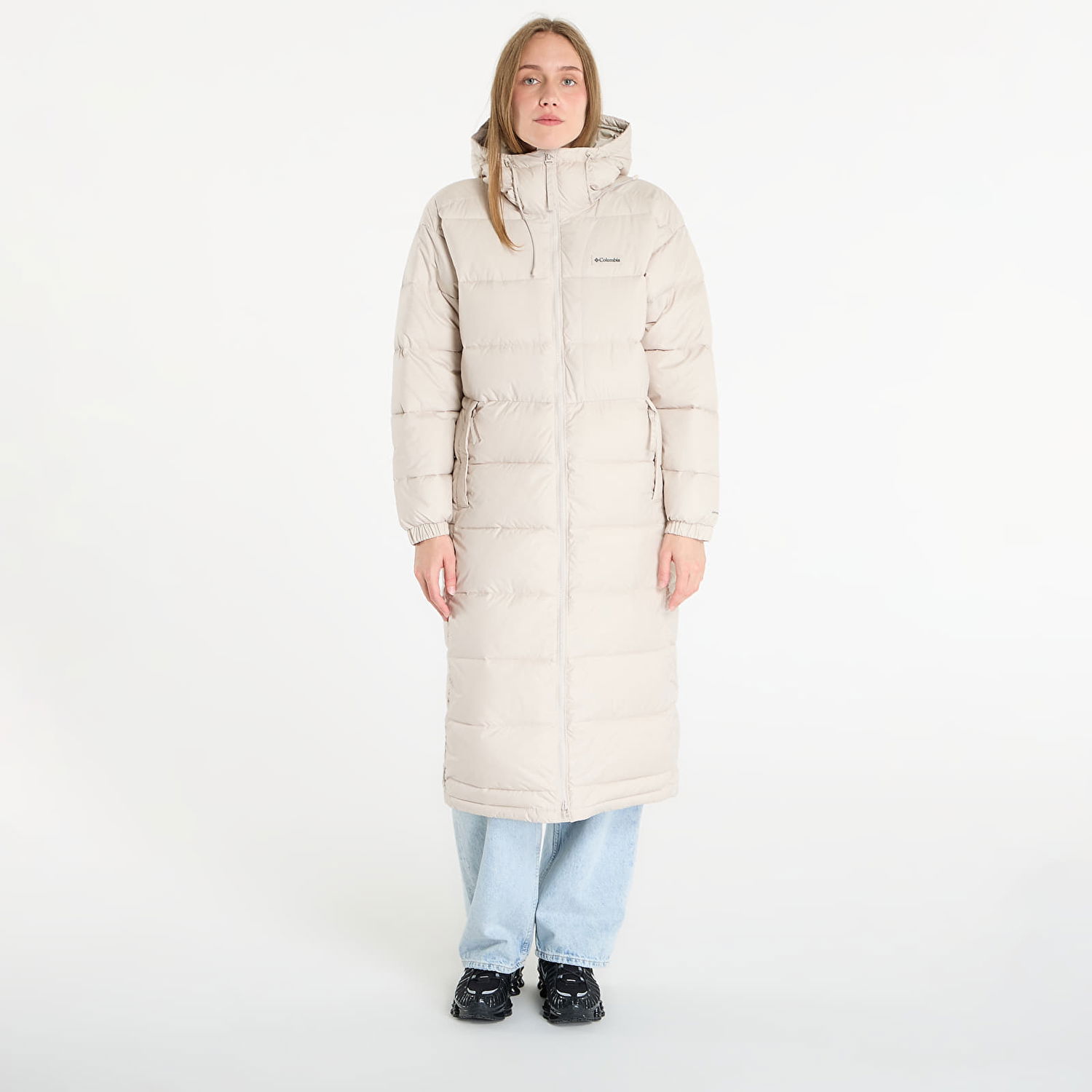 Пухо яке Columbia Columbia Pike Lake III Long Down Jacket Бежово | 2133543278, 0