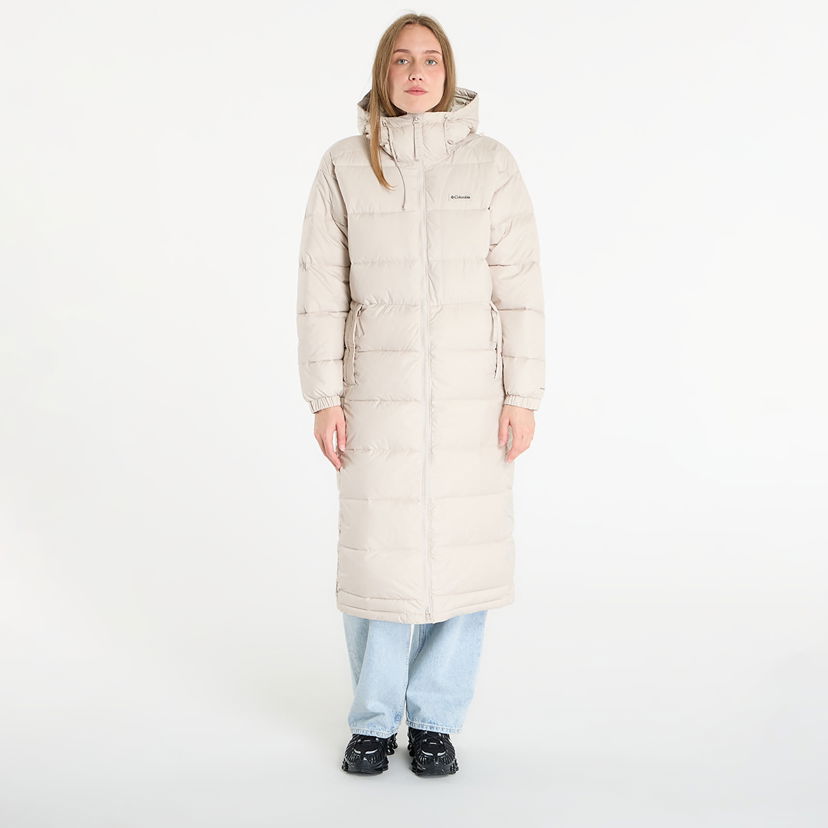 Пухо яке Columbia Columbia Pike Lake III Long Down Jacket Бежово | 2133543278