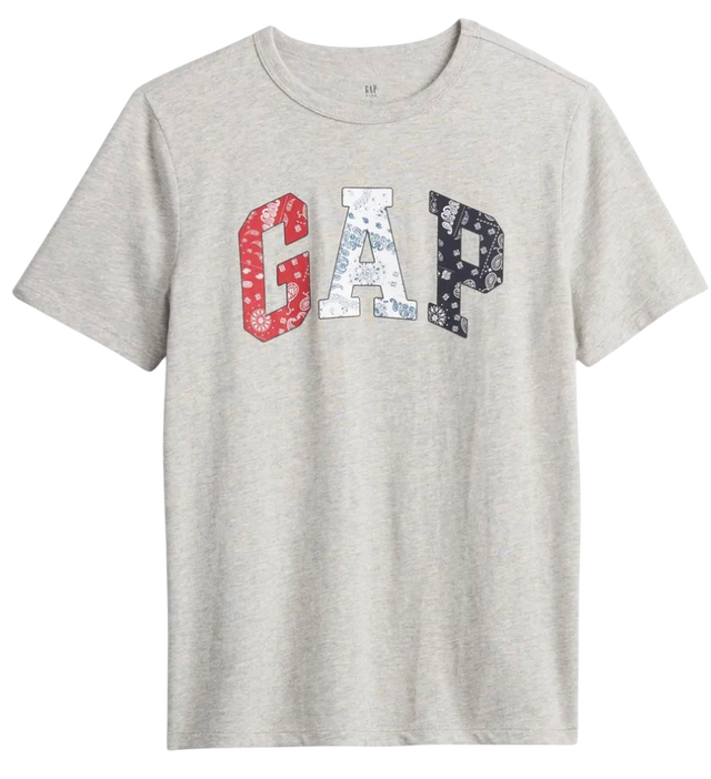 T-Shirt Classic Logo Bandana Print