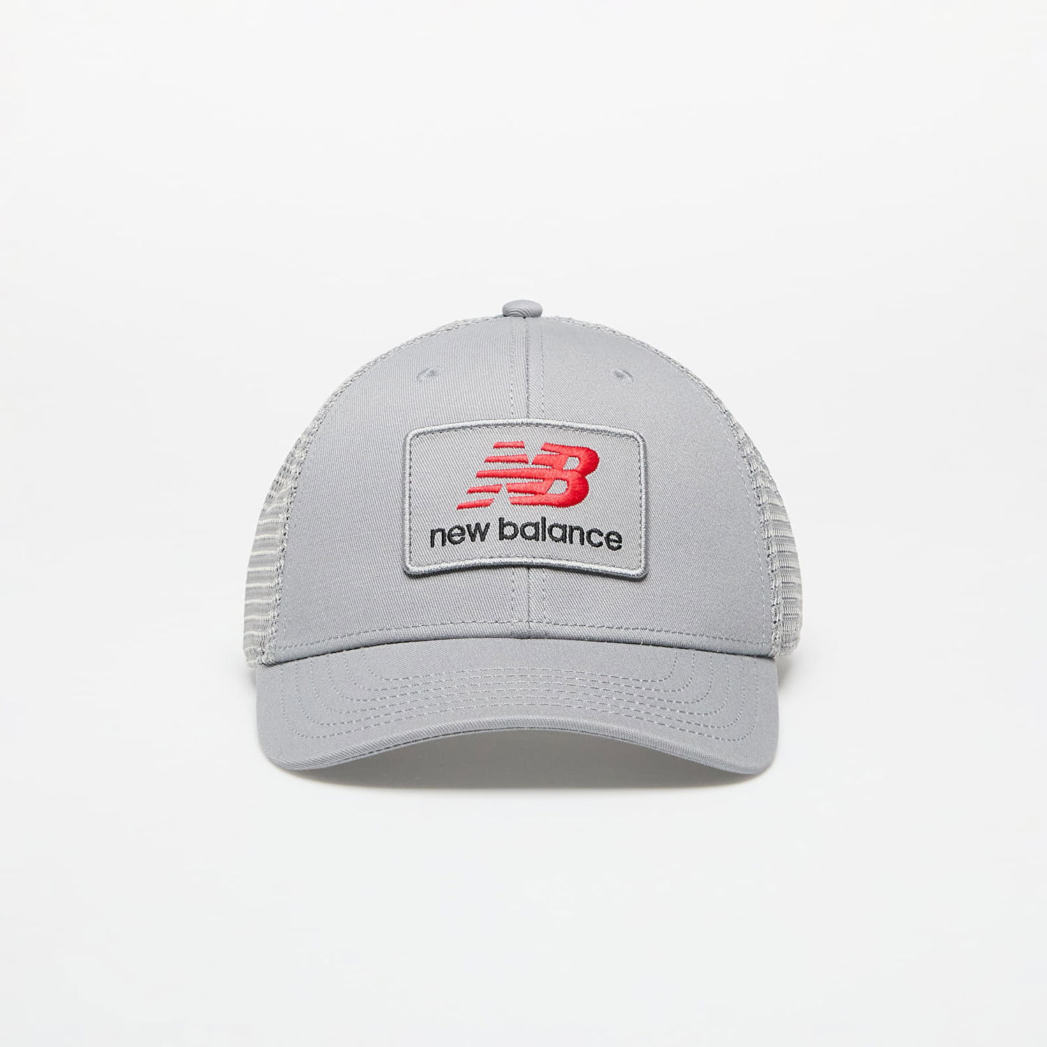 Шапка с козирка New Balance New Balance Stacked Patch Logo Trucker Cap Сиво | LAH51016SLA, 0