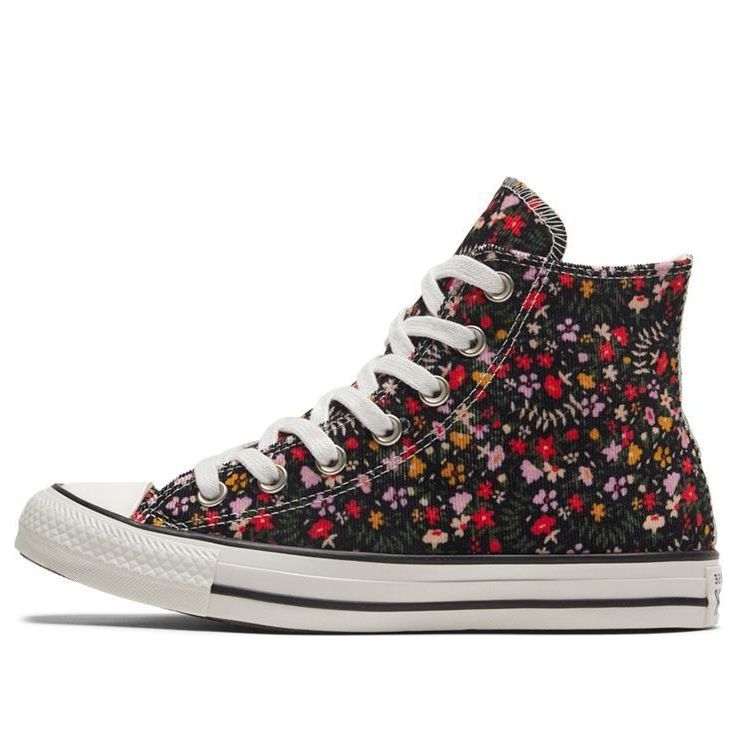 Кецове и обувки Converse Chuck Taylor All Star Retro Floral Черно | 569711F