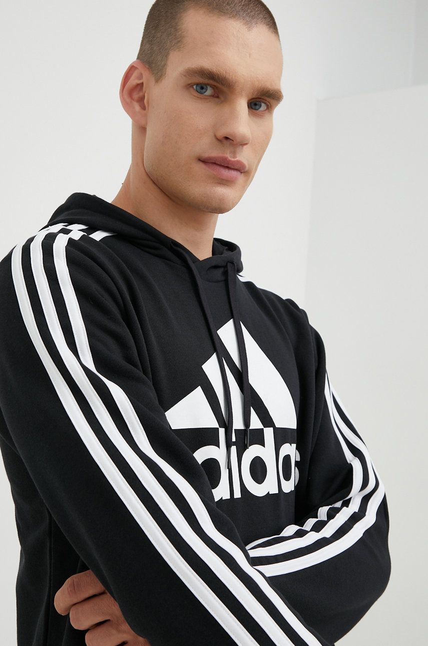 Суитчър adidas Originals Hoodie Logo Черно | H14641, 1