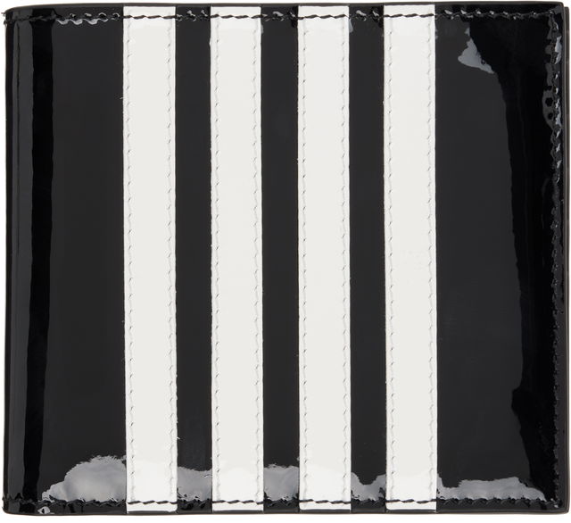 Thom Browne Patent 4-Bar Bifold Wallet