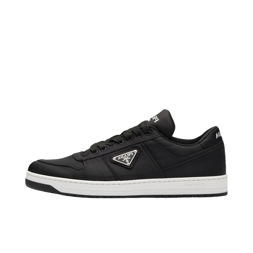 Кецове и обувки Prada Re-Nylon Gabardine Low Top Sneakers Black Black White Черно | 2EE375_3LFV_F0002