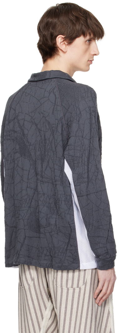 Пуловер Serapis Serapis Knit Football Polo Сиво | SS25_FT_5, 2