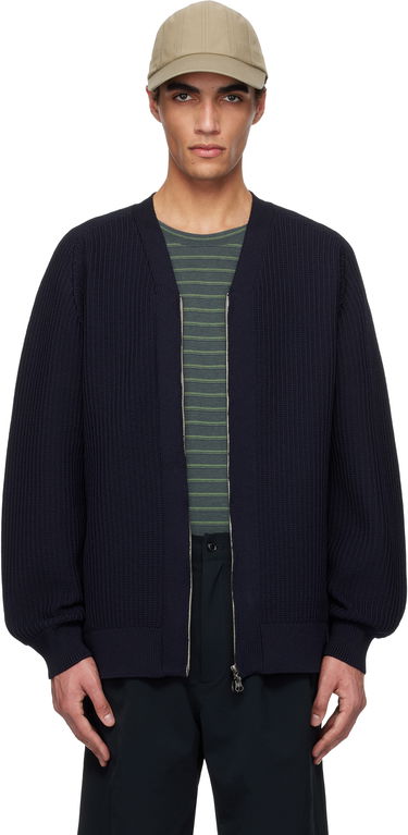 Пуловер NANAMICA nanamica 5G Zip Cardigan Тъмно синьо | S25SJ007U, 0