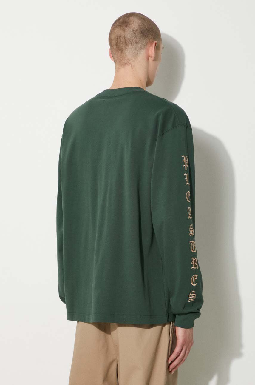 Тениска Pleasures PLEASURES Oe Long Sleeve T-Shirt Зелено | P24SU008.GREEN, 1