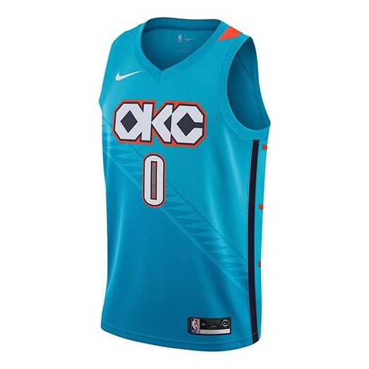 Фланелка Nike NBA Oklahoma City Thunder Swingman Jersey Синьо | AJ4632-445