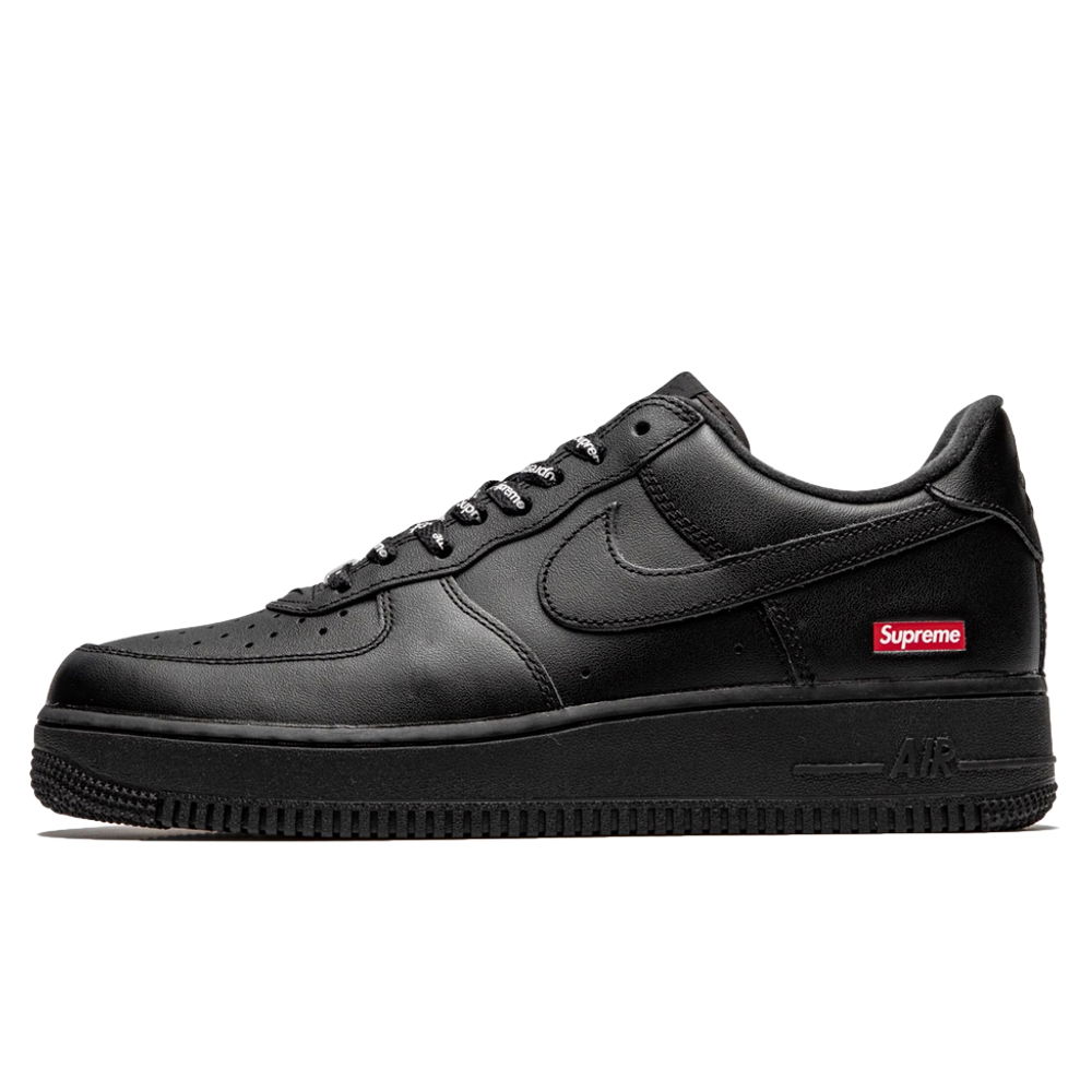 Кецове и обувки Nike Supreme x Air Force 1 Low "Box Logo - Black" Черно | CU9225 001, 0