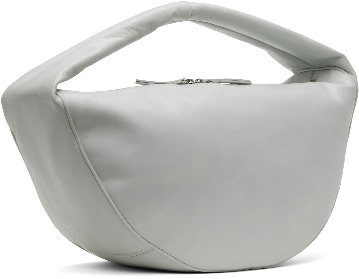Дамска чанта BY FAR BY FAR Maxi Cush Shoulder Bag Сиво | MWBSB022CL034WH025PL, 1