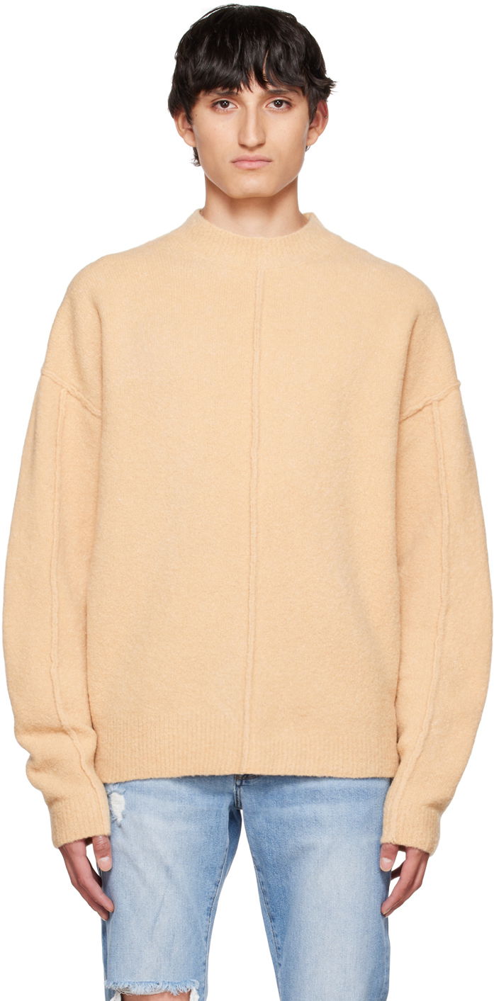 Пуловер AXEL ARIGATO Fraction Crewneck Sweater Бежово | A0626001, 0