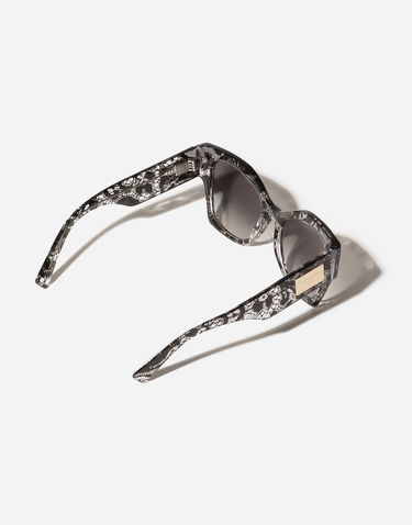 Слънчеви очила Dolce & Gabbana Lace Sunglasses Черно | VG447AVP78G9V000, 3