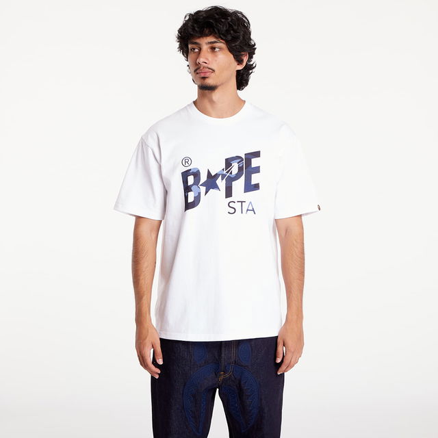 A BATHING APE Color Camo Bape Sta Logo Tee