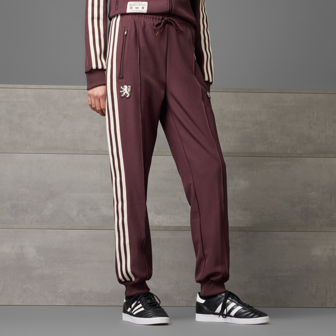 Спортни панталони adidas Performance Olympique Lyonnais Terrace Icons Track Pants Бургунди | JF2868, 0