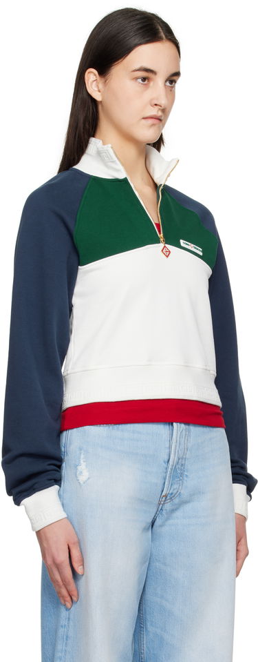 Суитчър Casablanca Casablanca Quarter Zip Sweatshirt Многоцветен | WPS25-JTP-328-01, 1