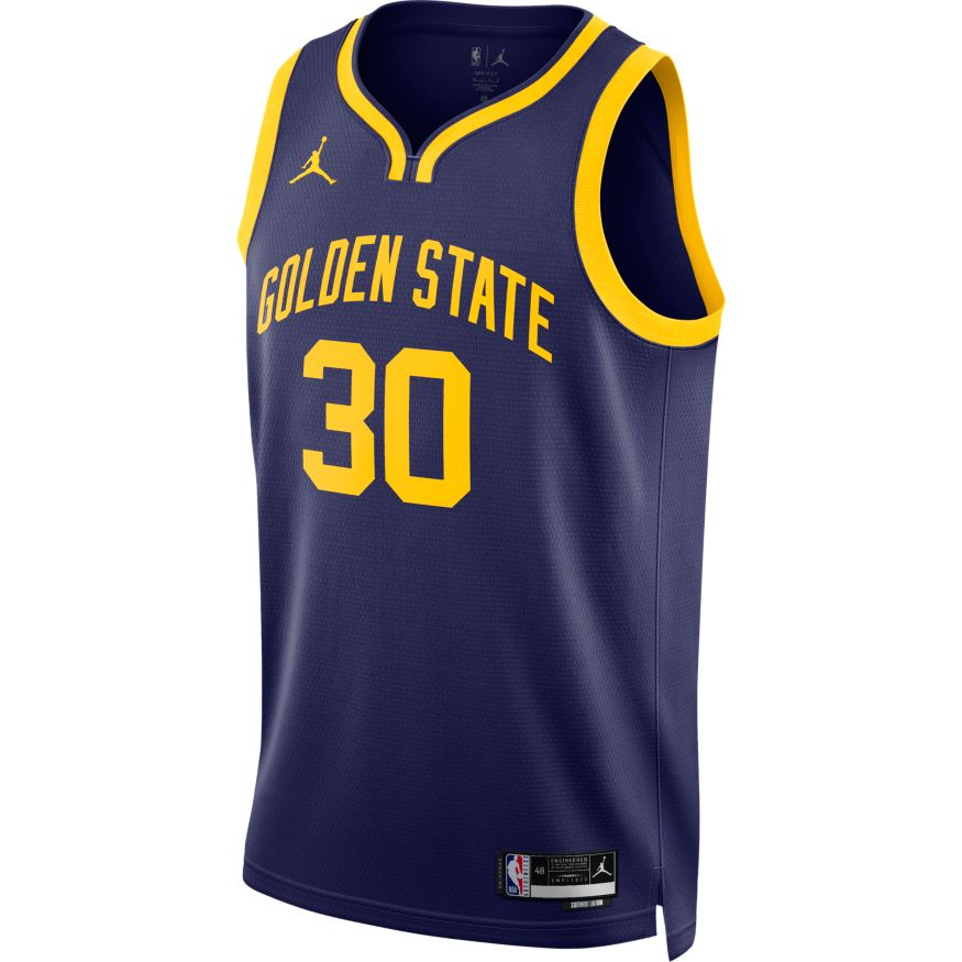 Фланелка Jordan NBA Dri-FIT Golden State Warriors Statement Edition 2022 Swingman Jersey Тъмно синьо | DO9526-423, 1
