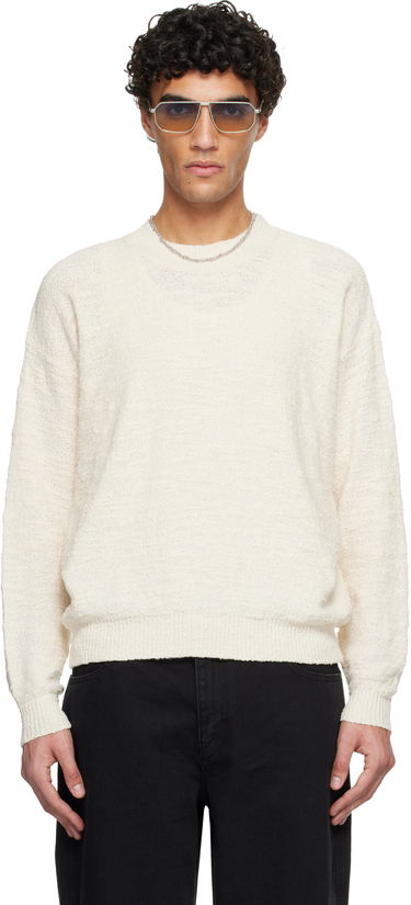 Пуловер ISABEL MARANT Achille Textured Crewneck Sweater Бяло | PU0680HB-C2L02H, 0