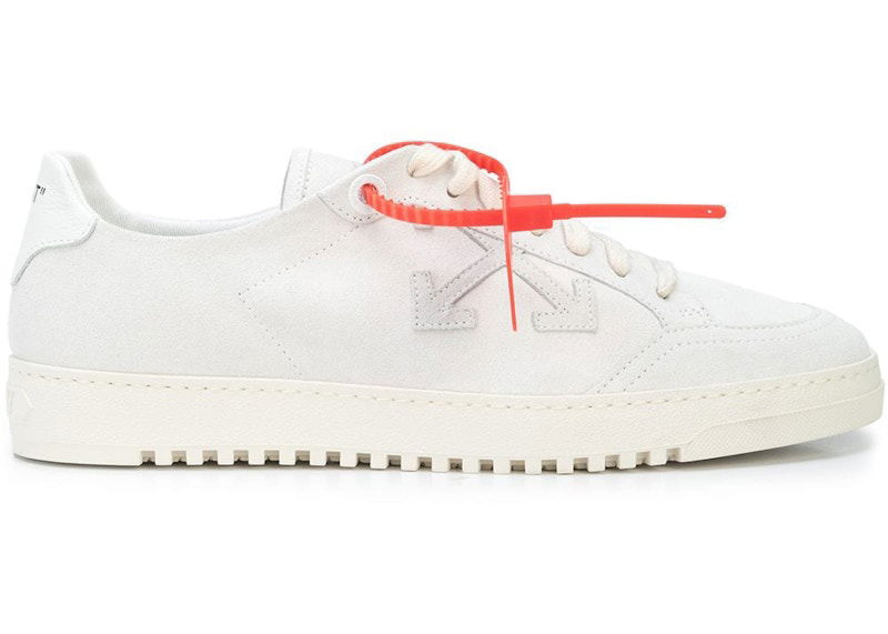 Кецове и обувки Off-White 2.0 Low Top White Suede Бяло | OMIA042S207800380101, 0