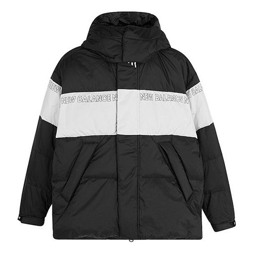 Пухо яке New Balance Padded Colorblock Jacket Черно | NP943011-BK, 0