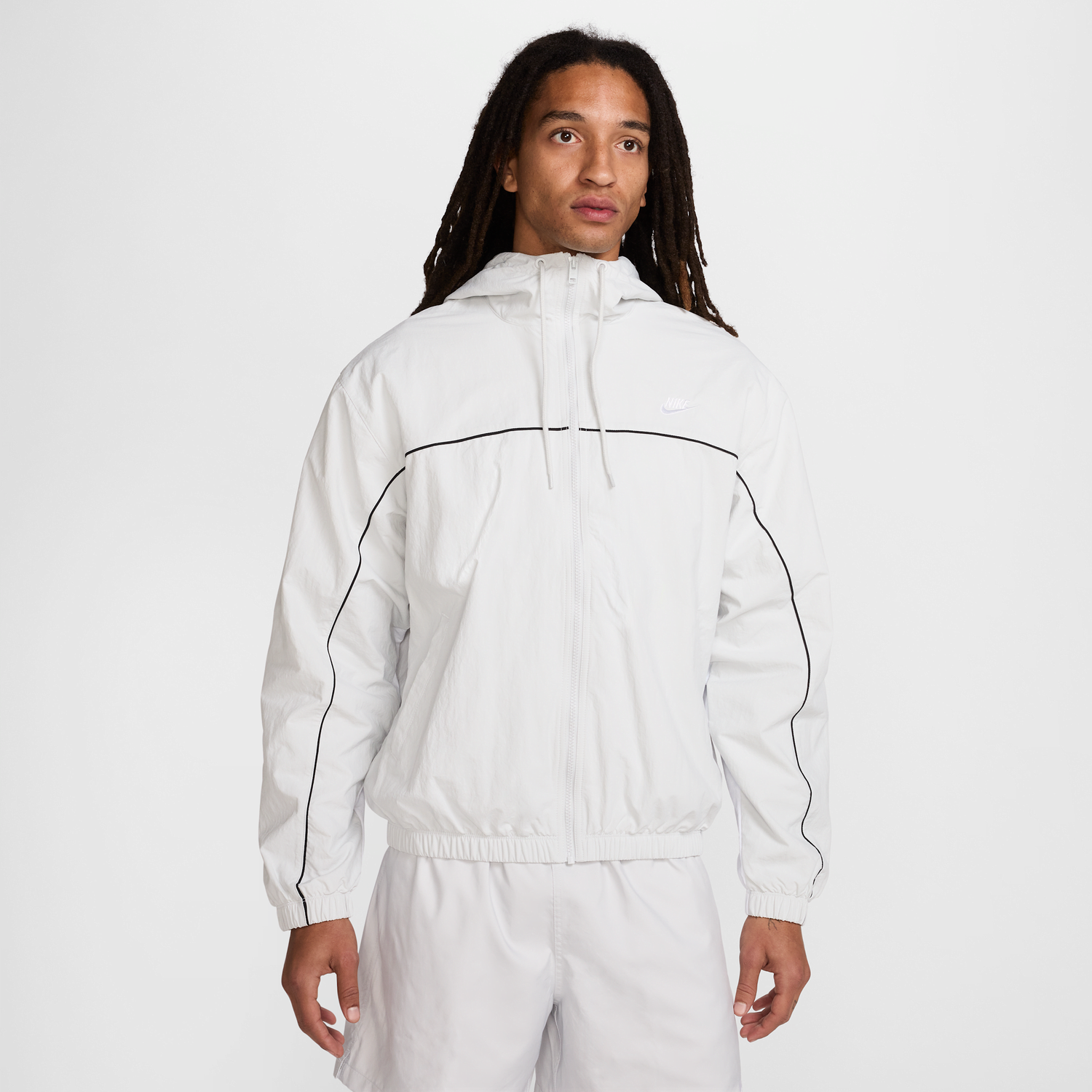 Ветровка Nike Nike Club Hooded Jacket Бяло | HJ2012-025, 0