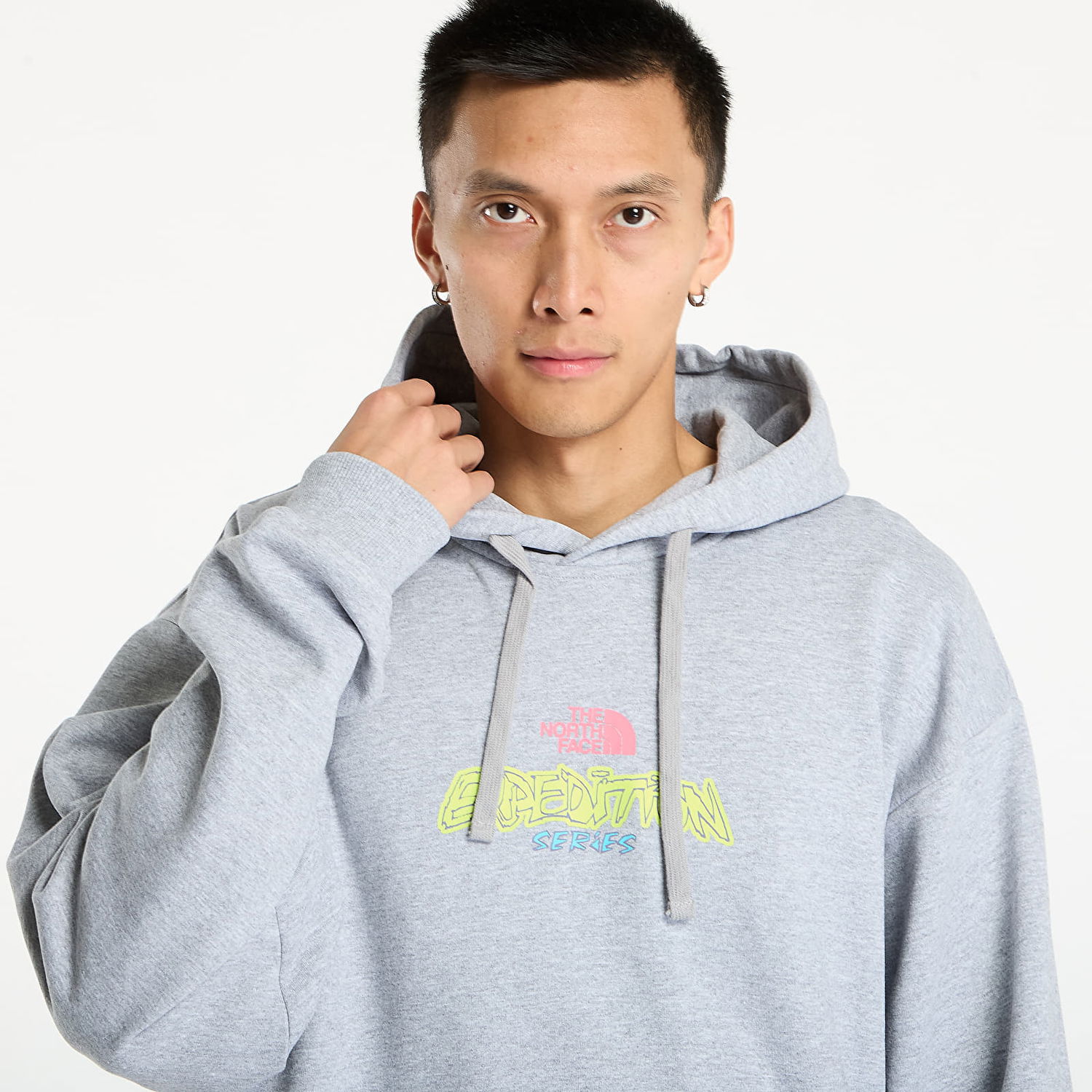 Суитчър The North Face Expedition Celebration Oversized Hoodie Сиво | NF0A8E3FDYX1, 1