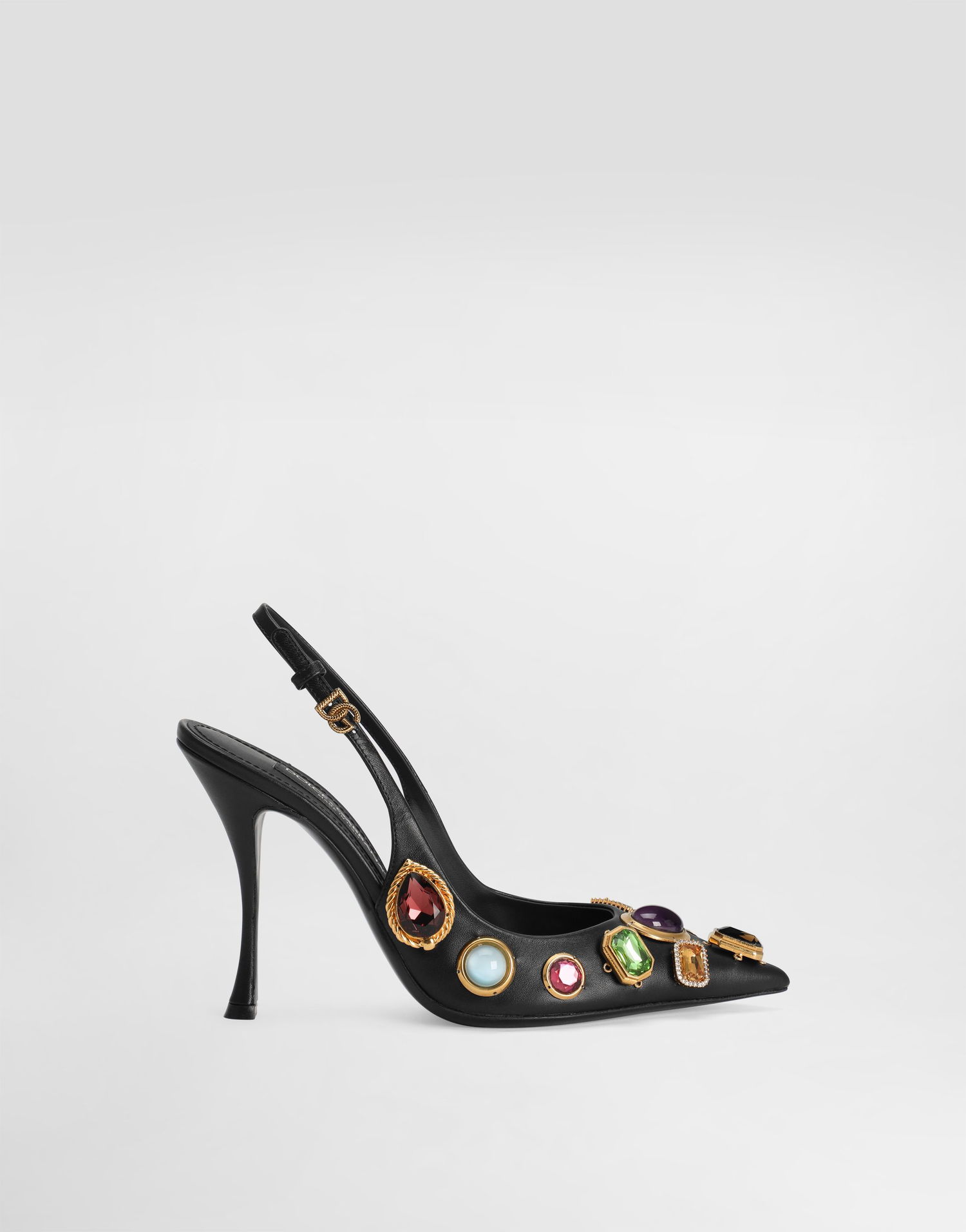 Аксесоари Dolce & Gabbana Dolce & Gabbana Slingbacks With Jewels Черно | CG0970AP4638S574, 0