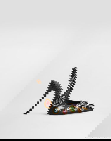 Аксесоари Dolce & Gabbana Dolce & Gabbana Slingbacks With Jewels Черно | CG0970AP4638S574, 0