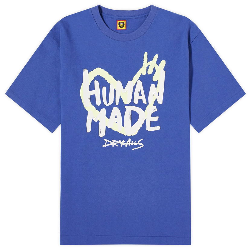 Тениска Human Made Big Drawn Heart Graphic T-Shirt Синьо | HM27CS004-BL