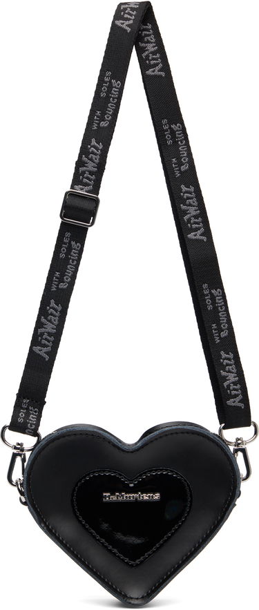 Дамска чанта Dr. Martens Dr. Martens Mini Heart Shaped Patent Leather Bag Черно | AD092001, 3