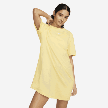 Pокля Nike Sportswear Essential Tee Dress Жълто | DV7882-795, 0