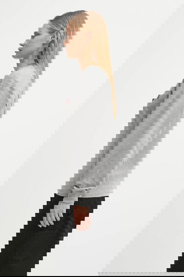 Тениска Carhartt WIP Long Sleeve Heart Patch T-Shirt Сиво | I035469.39NXX, 1