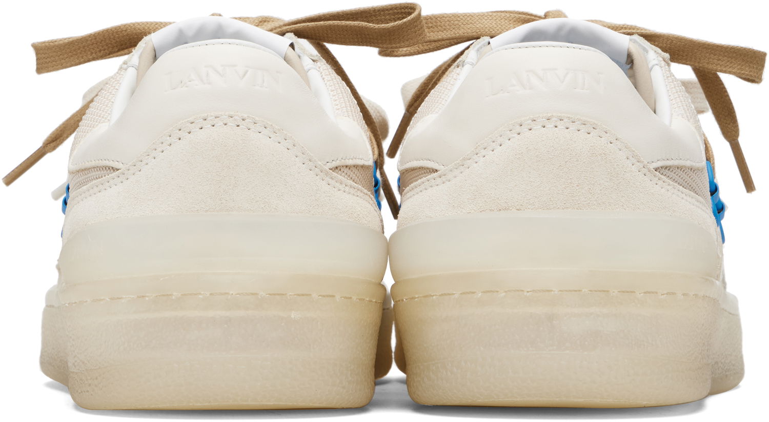Кецове и обувки LANVIN Beige Clay Sneakers Бежово | FU-SKDK01-LACE-H25, 1