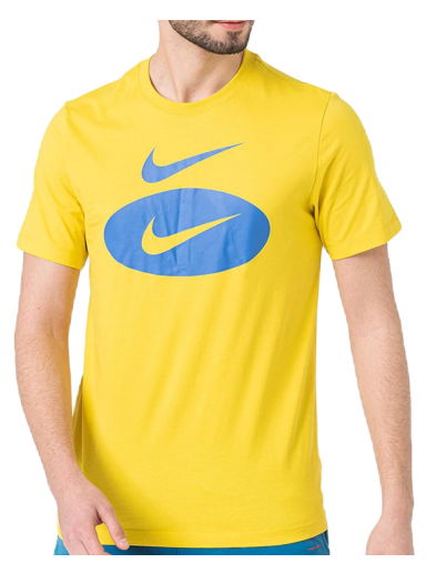 Тениска Nike Sportswear Swoosh Oval T-Shirt Жълто | DM6343-709