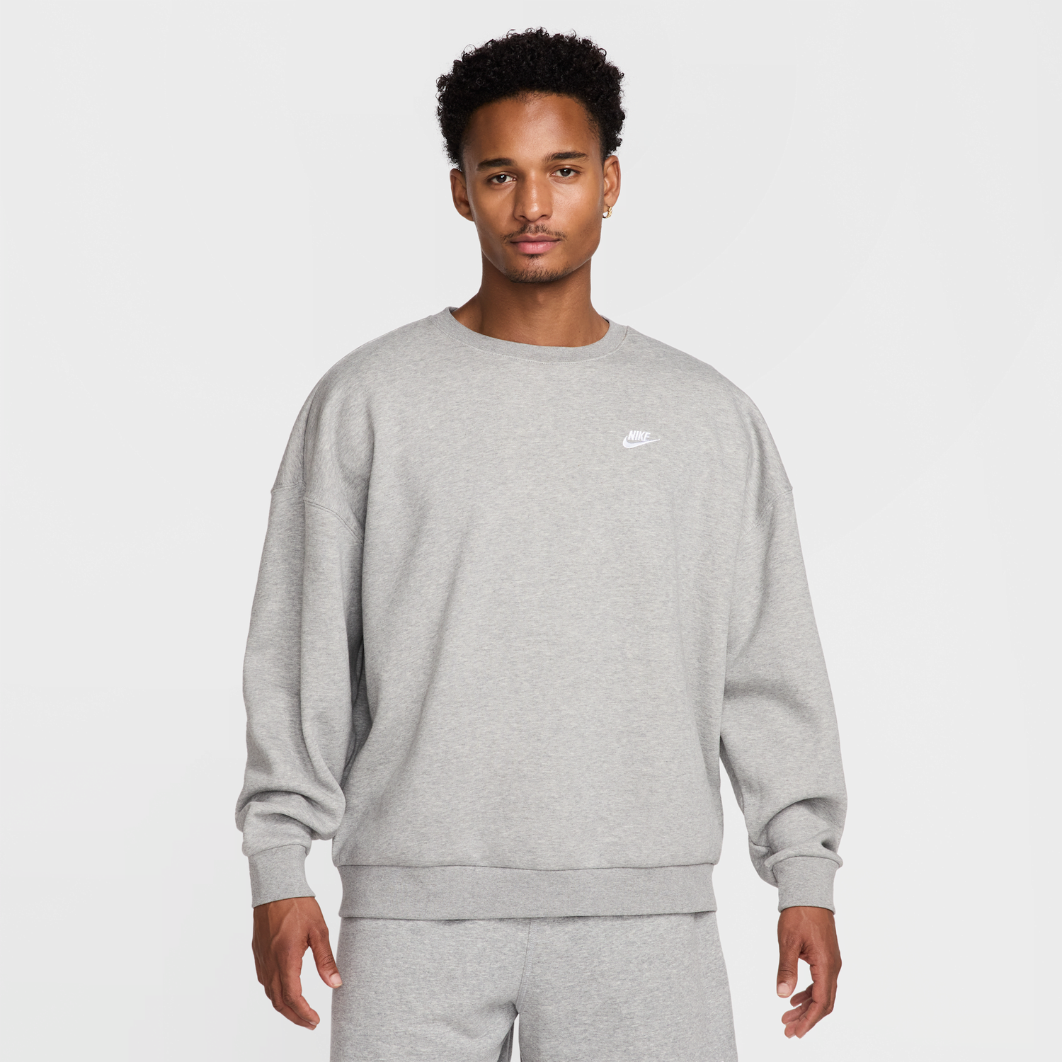 Суитчър Nike Nike Sportswear Club Fleece Crewneck Sweatshirt Сиво | IB6490-063, 0
