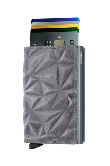 Портфейл Secrid Leather wallet Сиво | SPr.Stone, 0