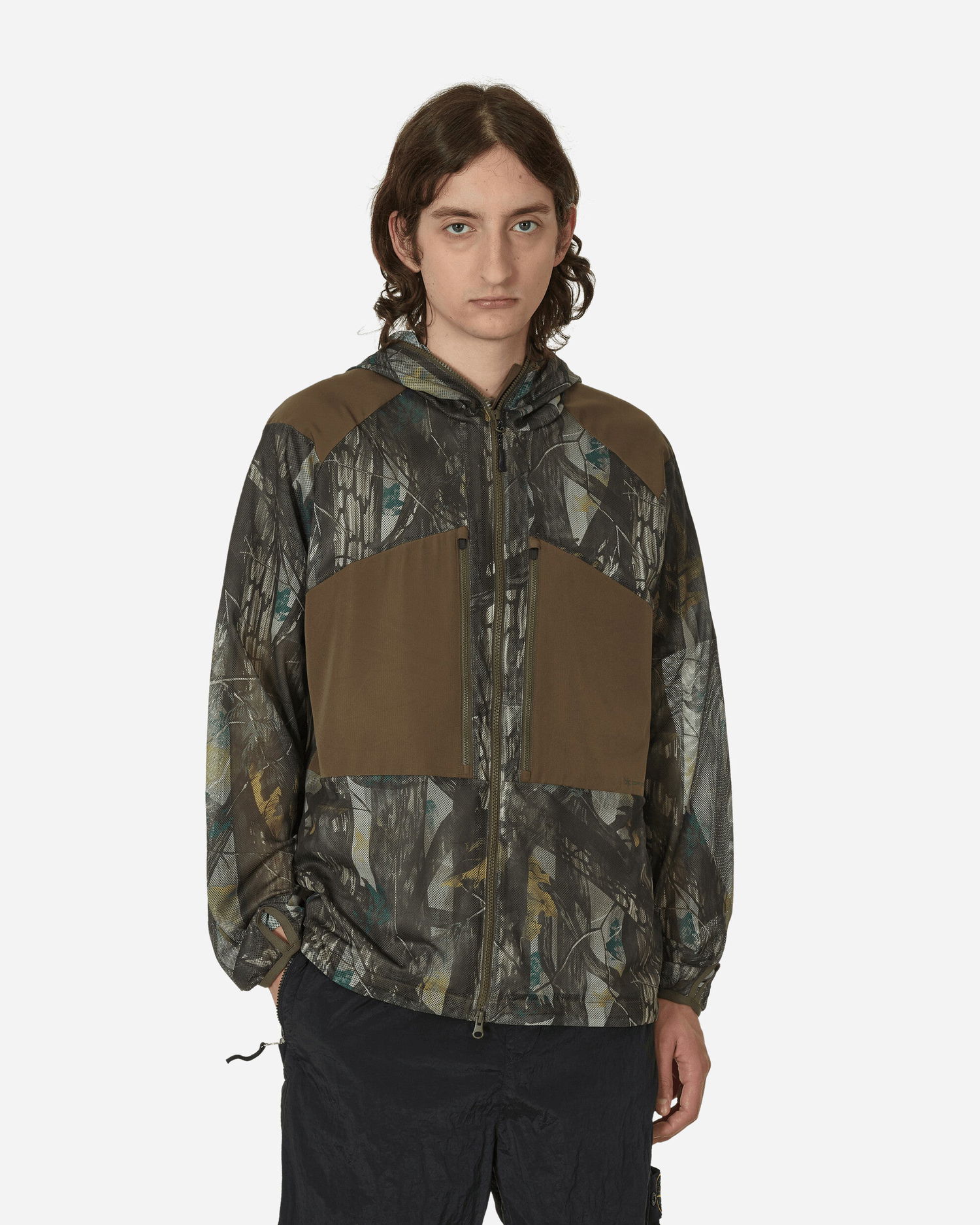 Яке Snow Peak Printed Insect Shield Mesh Jacket Зелено | JK-23SU014 KH, 0