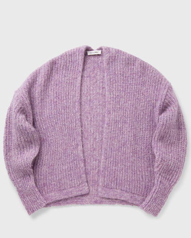 Пуловер American Vintage American Vintage EAST Cardigan Лилаво | EAST19AME25-LILAS-MOULINE, 0