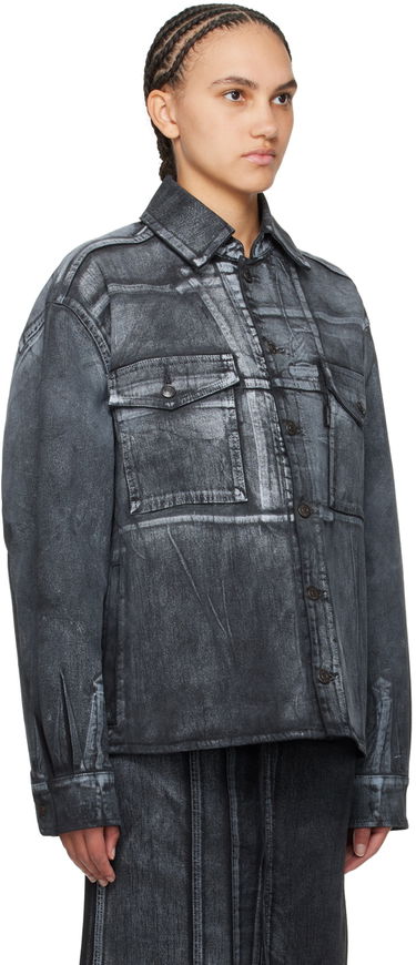 Яке Ottolinger Ottolinger Printed Denim Jacket Сиво | 1700412, 1