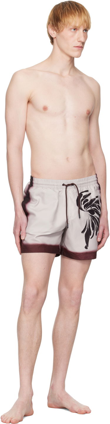 Бански Dries Van Noten Dries Van Noten Printed Swim Shorts Бежово | 251-082500-1433, 3