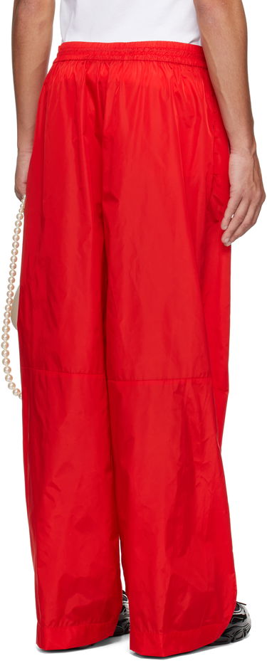 Спортни панталони Simone Rocha Simone Rocha Wide Leg Track Pants Червено | 4146D 1067, 2