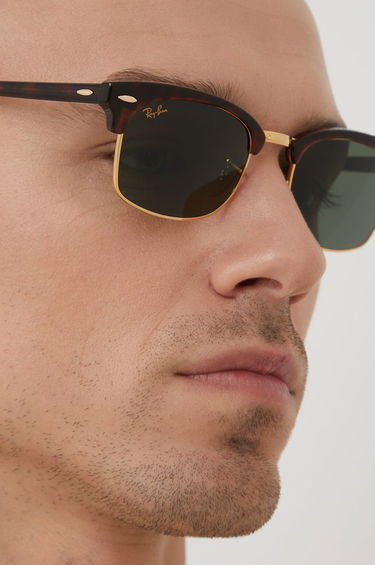 Слънчеви очила Ray-Ban Ray-Ban Clubmaster Square Sunglasses Кафяво | 0RB3916, 6