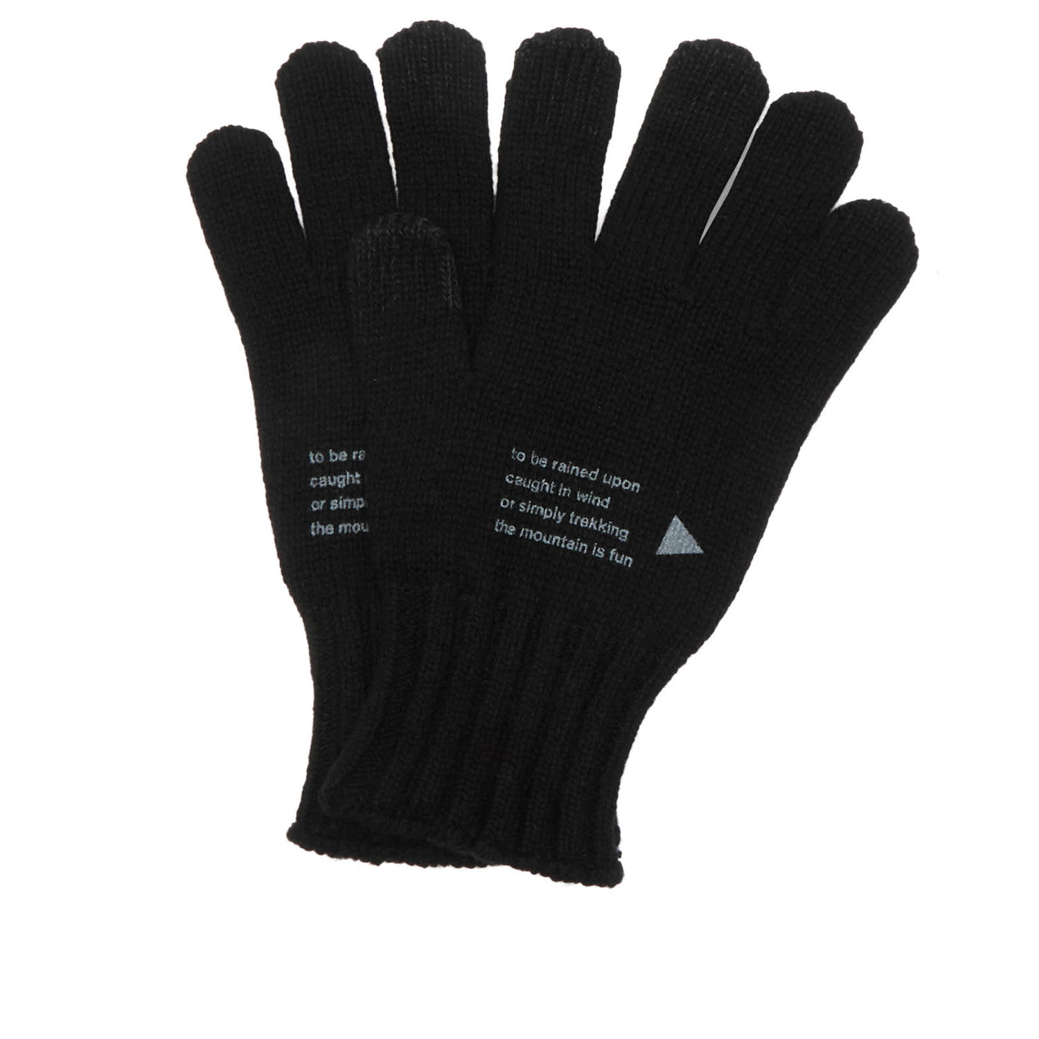 Ръкавици and wander Wool Knit Gloves Черно | 5745987125-010, 0
